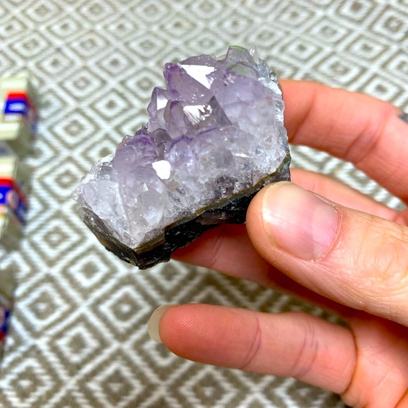 Satya 🪶White Sage 🏵 Incense (3pk) & Rough Amethyst Crystal Chunk 🔮💗📿 - Picture 4 of 6